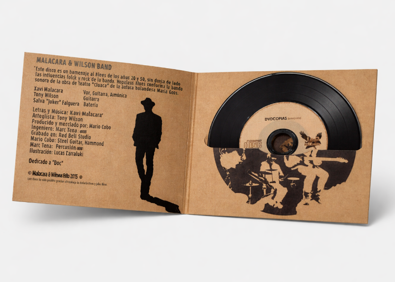 Duplicar 50 Copias de CD en Funda Doble Digifile Digisleeve