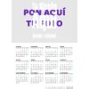 Calendario de 1 sola lámina 2025 Thumbnail